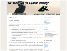 Tablet Screenshot of amazingretardo.simiansoftwerks.com
